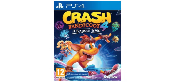 Amazon: Crash Bandicoot 4 : It's About Time PS4 à 39,99€