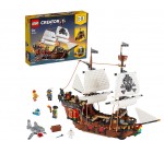 Amazon: LEGO Creator 3-en-1 - Le bateau pirate 31109 à 81,86€
