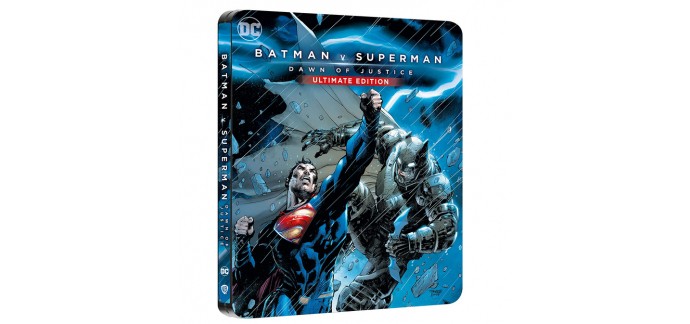 Amazon: Édition boîtier SteelBook Batman v Superman : L'aube de la Justice en 4K Ultra HD + Blu-Ray à 16,46€