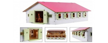Amazon: Figurine centre équestre avec 9 Boxes pour Chevaux Van Manen 610188 Globe Farming à 60,93€