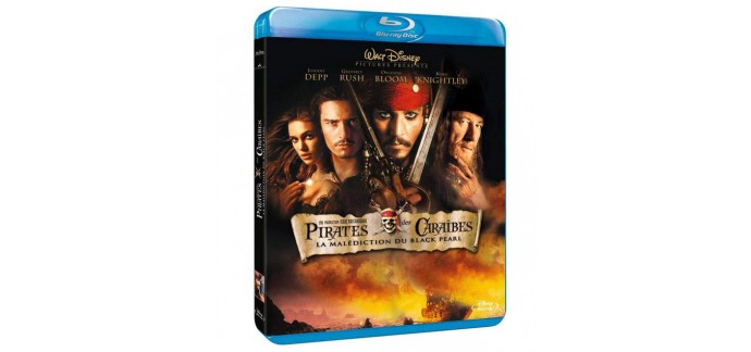 Amazon: Blu-Ray Pirates des Caraïbes : La malédiction du Black Pearl à 10,29€