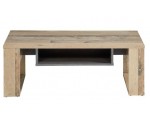 BUT: Table basse Loris imitation bois et béton gris à 89,99€