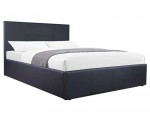 Conforama: Lit coffre 140x190 cm aston coloris noir à 199,87€