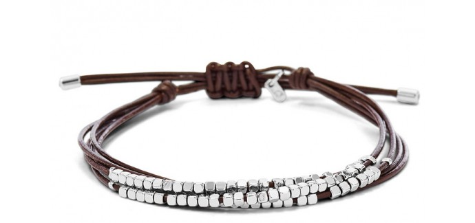 Amazon: Bracelet fin perlé Fossil JA6379040 à 17,99€