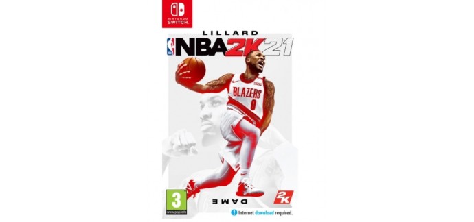 Cultura: NBA 2K21 sur Nintendo Switch à 19,99€