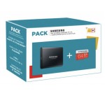 Fnac: Pack Disque SSD Externe Samsung T5 1 To + Carte Micro SD 64 Go Evo Plus à 119,99€