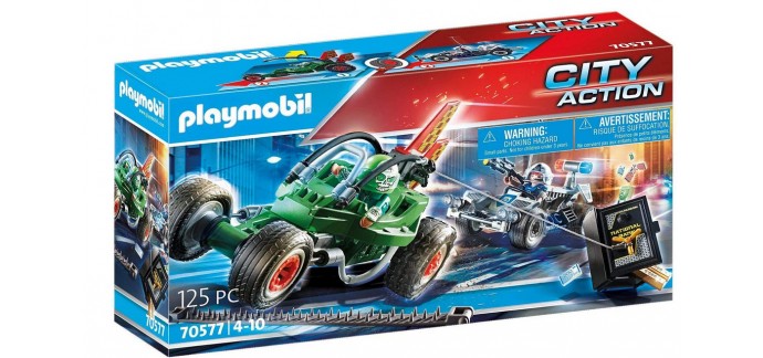 Amazon: Playmobil Karts de policier et bandit - 70577 à 18,73€