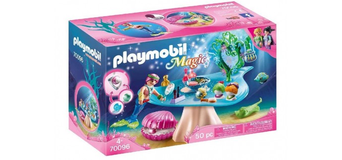 Amazon: Playmobil Salon de Beauté et Sirène - 70096 à 21,65€
