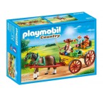 Amazon: Playmobil Calèche avec Attelage - 6932 à 13,02€