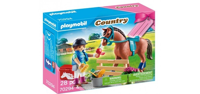 Amazon: Playmobil Set Cadeau Cavalière - 70294 à 6,98€