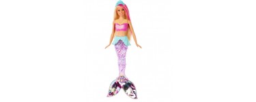 BARBIE Poupée Barbie sirène lumières et danse aquatique pas cher 