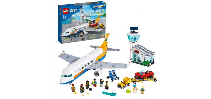Amazon: LEGO City L’avion de passagers - 60262, 669 pièces à 82,99€
