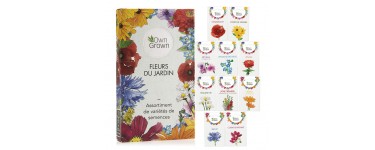 Amazon: Kit de graines de fleurs OwnGrown - 10 variétés à 6,35€