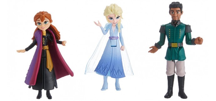 Amazon: Coffret de Mini figurines Elsa, Anna et Matttias - Disney La Reine des Neiges 2 à 16,42€