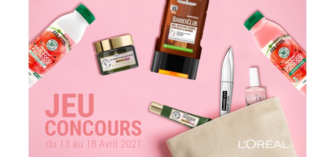 Cora: 10 lots de 10 produits de beauté L'Oréal à gagner