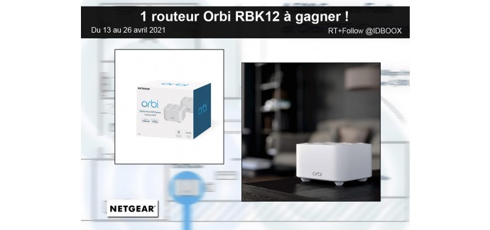 IDBOOX: 1 routeur WiFi Netgear à gagner