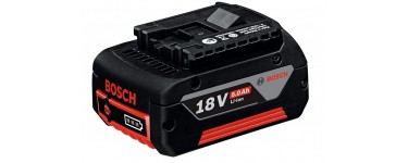 Amazon: Batterie System 18V Bosch Professional GBA 18V 5.0Ah (dans la boîte) à 69,89€