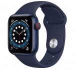 Amazon: Apple Watch Series 6 (GPS + Cellular, 40 mm) Bracelet Sport Marine Intense à 461,77€