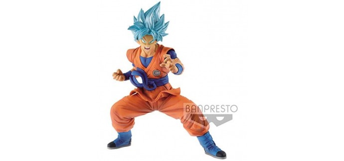 Amazon: Figurine DBZ Son Goku Super Saiyan Blue à 30€