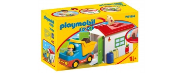 Amazon: Playmobil Ouvrier avec Camion et Garage - 70184 à 18,99€