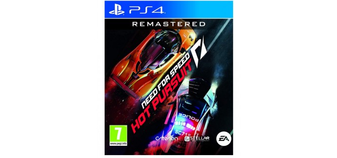 Amazon: Jeu Need For Speed Hot Pursuit Remastered sur PS4 à 29,10€