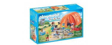 Amazon: Playmobil Tente et Campeurs - 70089 à 22,99€