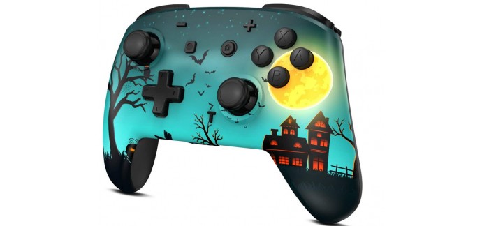 Amazon: Manette sans fil bluetooth EasySMX pour Nintendo Switch - Halloween à 32,99€