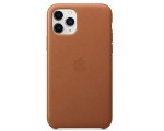 Amazon: Apple Coque en Cuir pour iPhone 11 Pro - Havane à 45,21€