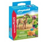 Amazon: Playmobil Cavalière avec Poney - 70060 à 3,14€