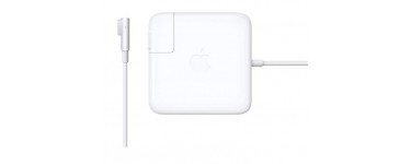 Amazon:  Adaptateur secteur MagSafe 60 watts Apple pour MacBook et MacBook Pro 13 pouces à 63,27€
