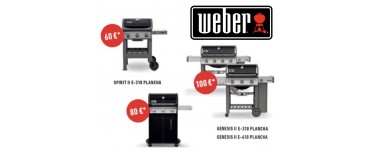 Weber: Jusqu'à 100€ remboursés sur une sélection de Barbecues