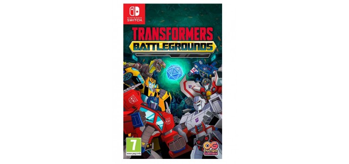 Amazon: Transformers Battlegrounds sur Nintendo Switch à 20,28€