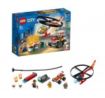 Amazon: LEGO City L'intervention de l'hélicoptère des pompiers - 60248 à 18,99€