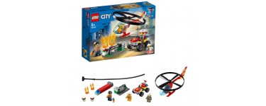 Amazon: LEGO City L'intervention de l'hélicoptère des pompiers - 60248 à 18,99€