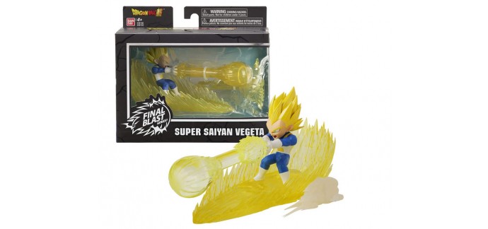 Amazon: Figurine Bandai Final Blast Dragon Ball Super - Super Saiyan Vegeta à 11,57€