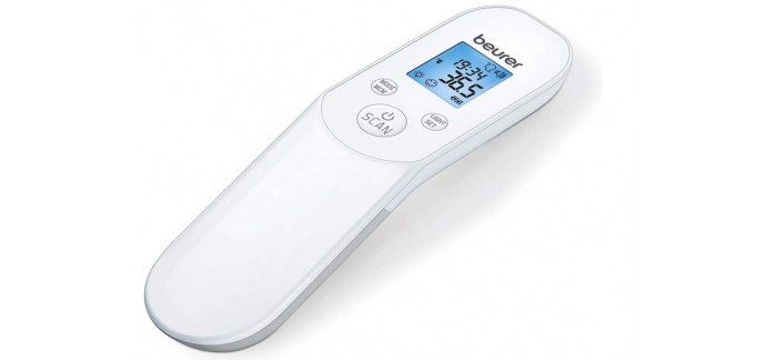 Amazon: Thermomètre infrarouge numérique sans contact Beurer FT 85 à 25,79€