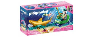 Amazon: Playmobil Roi des Mers avec Calèche Royale - 70097 à 15,99€