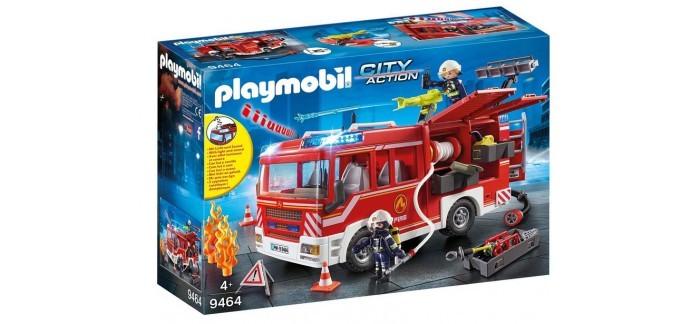 Amazon: Playmobil Fourgon d'Intervention des Pompiers - 9464 à 35,62€