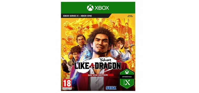Amazon: Yakuza Like A Dragon Day ICHI Edition sur Xbox One/Xbox Series X à 34,99€