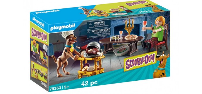 Amazon: Playmobil Scooby-Doo! Salle de Diner avec Sammy - 70363 à 7,56€