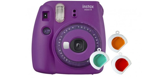 Amazon: Appareil Photo Instax Mini 9 Transparent Violet à 59,99€