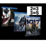 Cultura: 2 Blu-Ray achetés = le 3ème offert ou 3 achetés = le 4e et 5e offerts