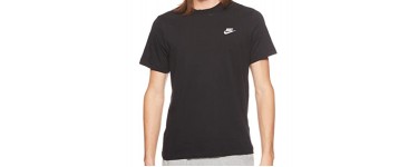 Amazon: T-Shirt Homme Nike M NSW Club - Noir à 12,99€