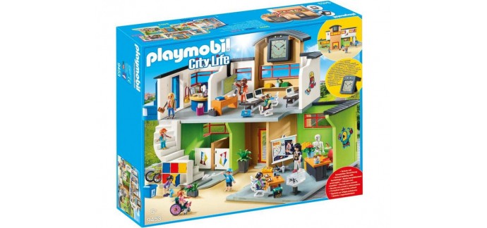 Amazon: Playmobil City Life Grande École avec Installations - 9453 à 85,88€