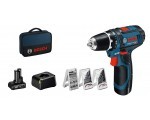 Amazon: Perceuse visseuse Sans Fil Bosch GSR 12V-15 avec 2 batteries, accessoires, housse à 149€