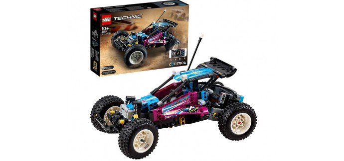 Amazon: LEGO Technic Buggy Tout-Terrain à Piloter avec Control+ App - 42124 à 99,33€