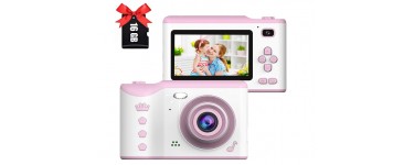 Amazon: Appareil Photo numérique pour Enfants avec écran tactile IPS HD 2,8", 18MP à 36€