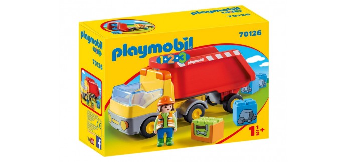 Amazon: Playmobil Camion Benne - 70126 à 12,99€