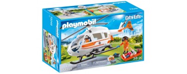 Amazon: Playmobil Hélicoptère de Secours - 70048 à 27,99€