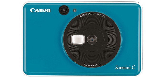 Amazon: Appareil Photo instantanné Canon Zoemini C Bleu Océan à 99,89€